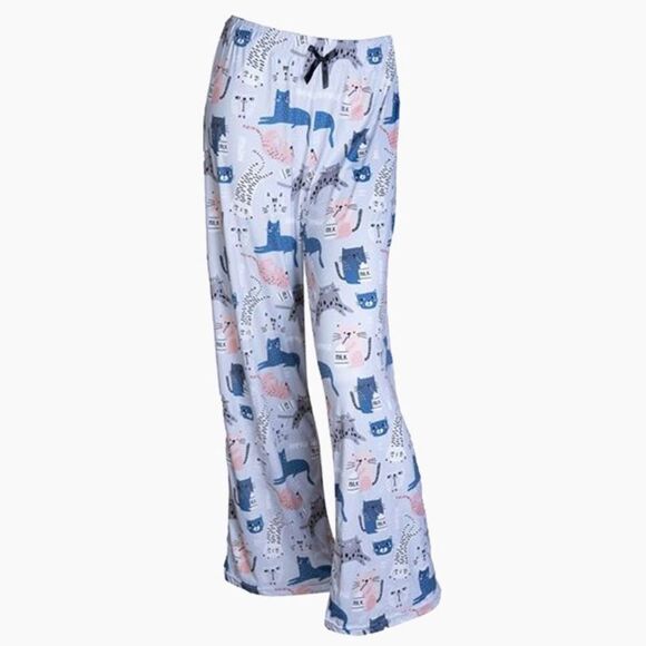 Amanda Blu Kitty Cats Pajama Pants Size Small - Picture 1 of 7